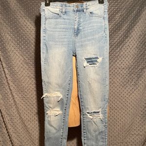 super high rise american eagle jegging